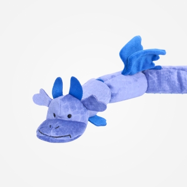 Peluche ZippyPaws Dragonz bleu – 65 cm - le Maître des Lieux