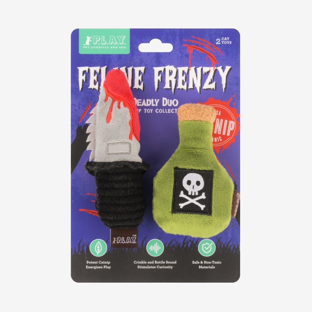 Peluches pour chat à la cataire BIO - PLAY Duo mortel - le Maître des Lieux Peluches pour chat à la cataire BIO - PLAY Duo mortel - le Maître des Lieux