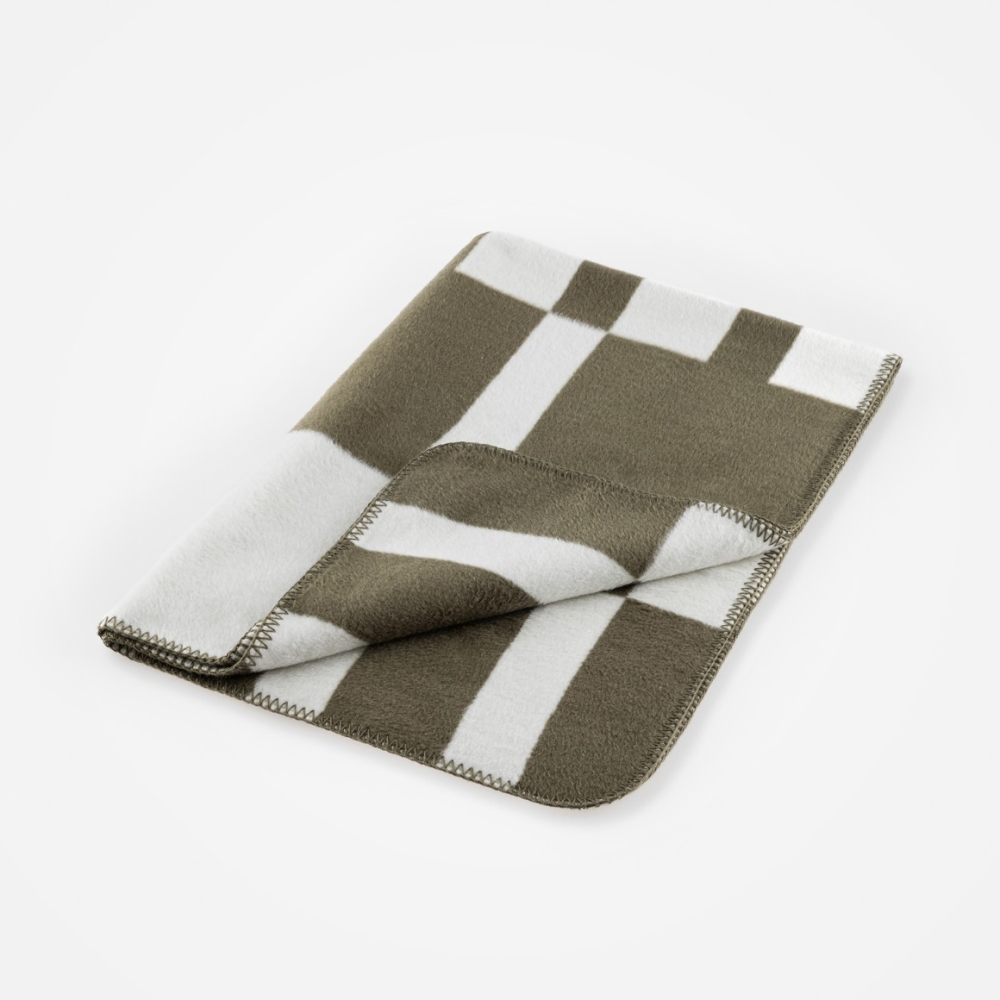 Couverture douce pour chien - Miacara Blocco Olive - le Maître des Lieux Couverture douce pour chien - Miacara Blocco Olive - le Maître des Lieux