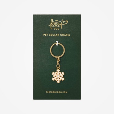 Charm pour collier ou médaille - Flocon de neige The Foggy Dog - le Maître des Lieux