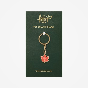 Charm pour collier ou médaille - Feuille d’érable The Foggy Dog - le Maître des Lieux