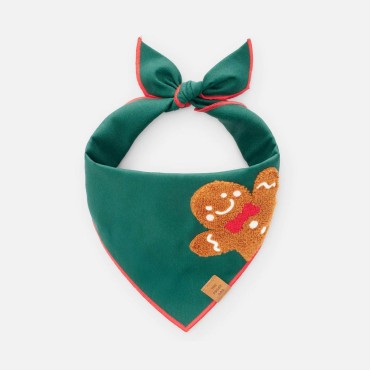 Bandana de Noël Gingerbread Man - The Foggy Dog - le Maître des Lieux