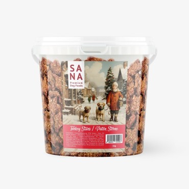 Friandises Étoiles de dinde Sanadog - 1kg - le Maître des Lieux