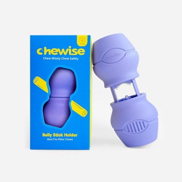 Support de mastication Chewise pour chien entre 9 et 32 kg - violet - le Maître des Lieux