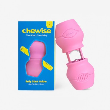 Support de mastication Chewise pour chien entre 9 et 32 kg - rose - le Maître des Lieux