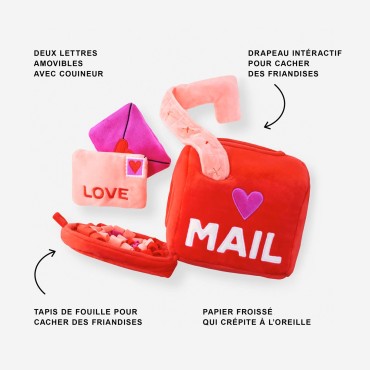 Peluche interactive avec Tapis de fouille Lettres d’amour - The Foggy Dog - le Maître des Lieux