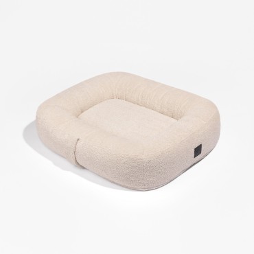 Panier Pebble Bouclé à mémoire de forme - tissu texturé à relief tissé - le Maître des Lieux