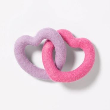 Jouet pour chien Sweethearts en feutre naturel - Awoo - le Maître des Lieux