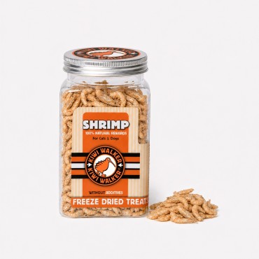 Friandises pour chien et chat Kiwi Walker - 100% Crevettes - Le Maître des Lieux