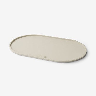 Tapis de gamelle pour chien en silicone - DOG Copenhagen Libra Placemat - Coffee Cream - 2 tailles - le Maître des Lieux