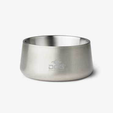 Gamelle pour chien en acier inoxydable - Dog Copenhagen Vega Bowl - Steel - 2 tailles - le Maître des Lieux