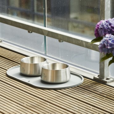 Gamelle pour chien en acier inoxydable - Dog Copenhagen Vega Bowl - Steel - 2 tailles - le Maître des Lieux