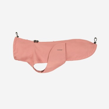 Imperméable pour chien Cloud7 Dublin 2.0 – Coupe Teckel / silhouette longiligne - Faded Rose - le Maître des Lieux