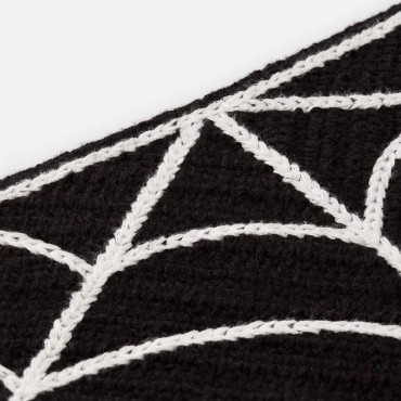 Bandana d’Halloween en crochet pour chien - The Foggy Dog Spiderweb  - le Maître des Lieux