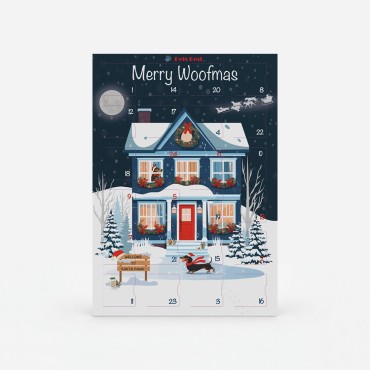 Calendrier de l’Avent pour chien Santa’s Moonlight Skates - Pets Best